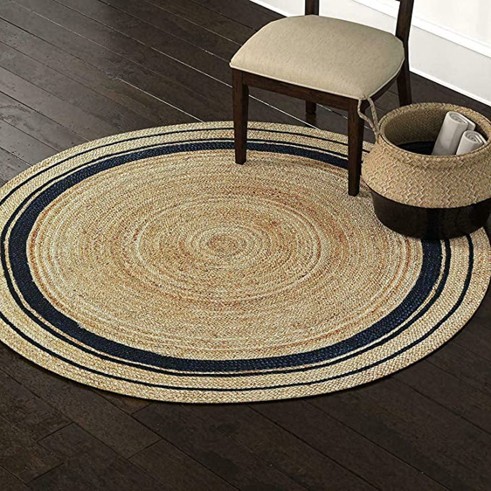 Natural Handwoven Jute Rug